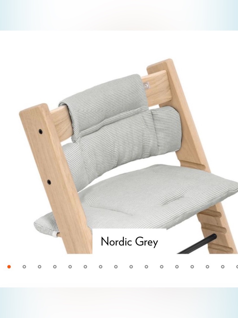 Stokke Tripp Trapp Classic Cushion Nordic - Light Gray